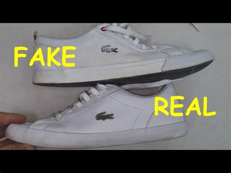 lacoste shoes fake vs original|lacoste polo counterfeit vs real.